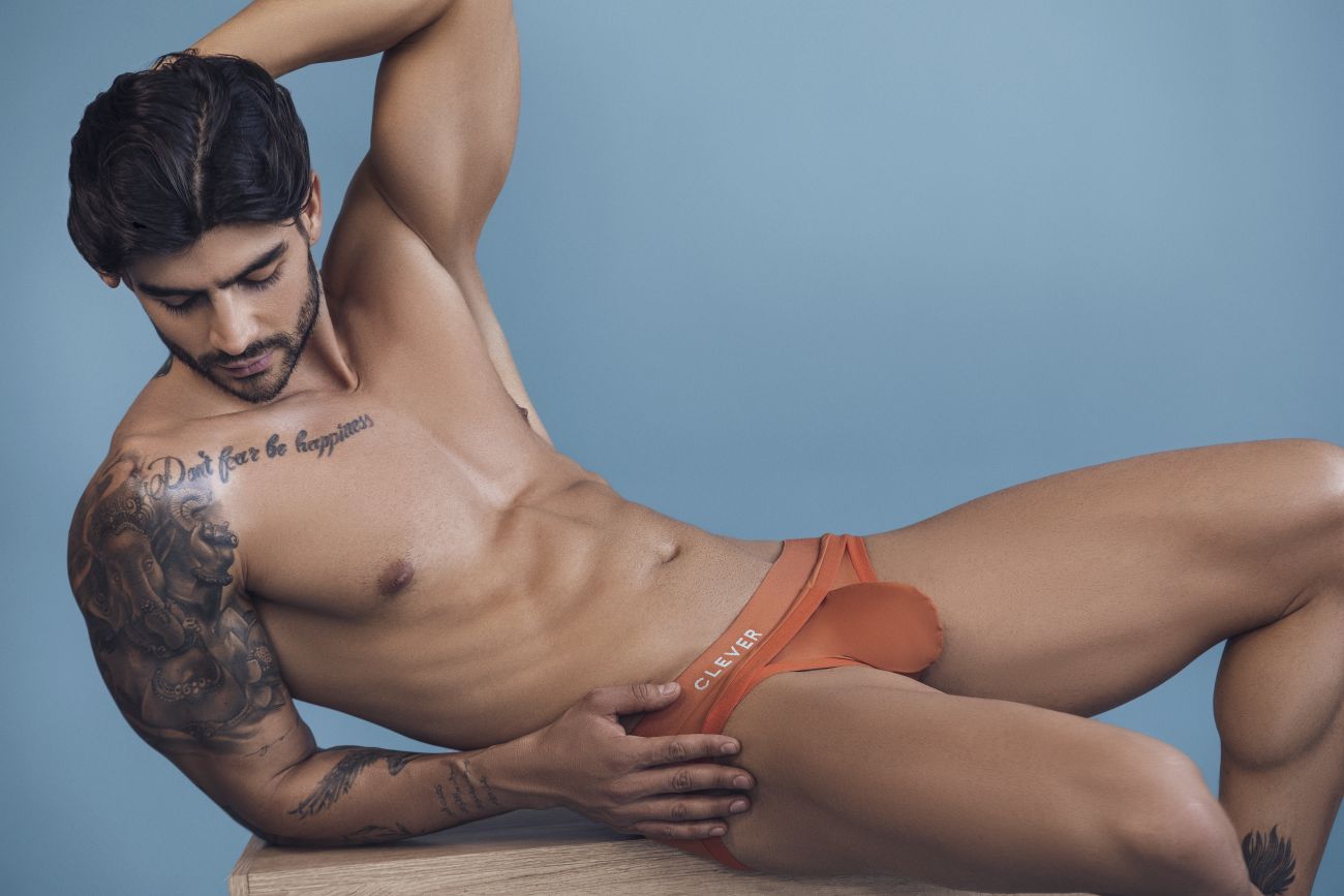 Clever 1262 Curse Briefs Color Ochre - DealByEthan.gay loves Clever