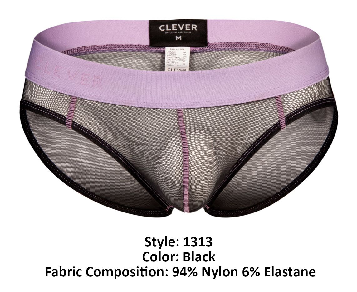 Clever 1313 Hunch Briefs Color Black - DealByEthan.gay loves Clever