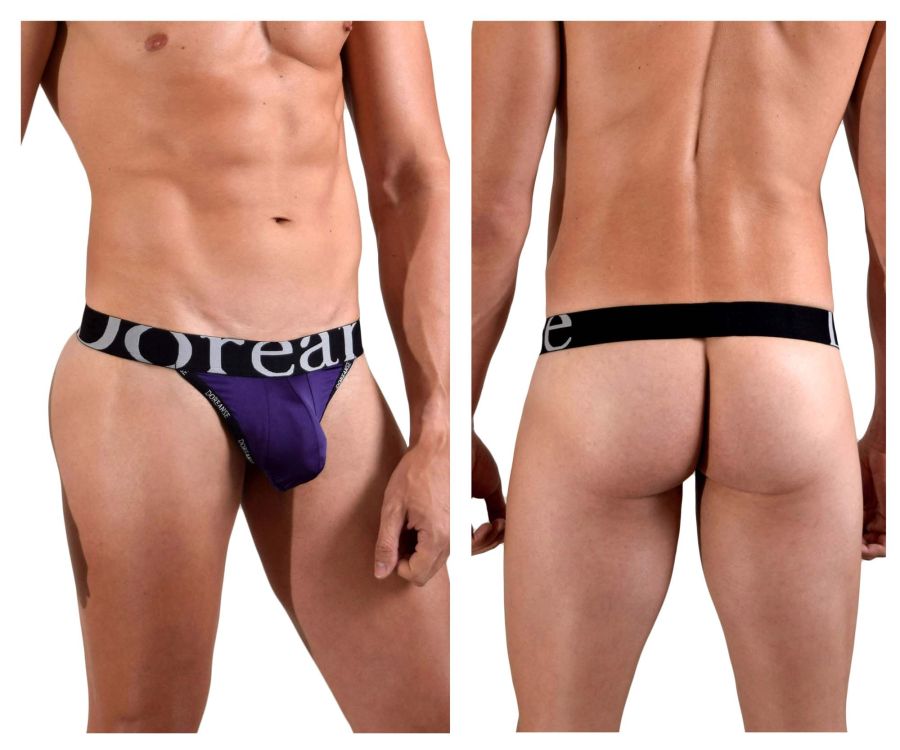 Doreanse 1008-PPL Sexy Pouch Thongs Color Purple - DealByEthan.gay loves Doreanse