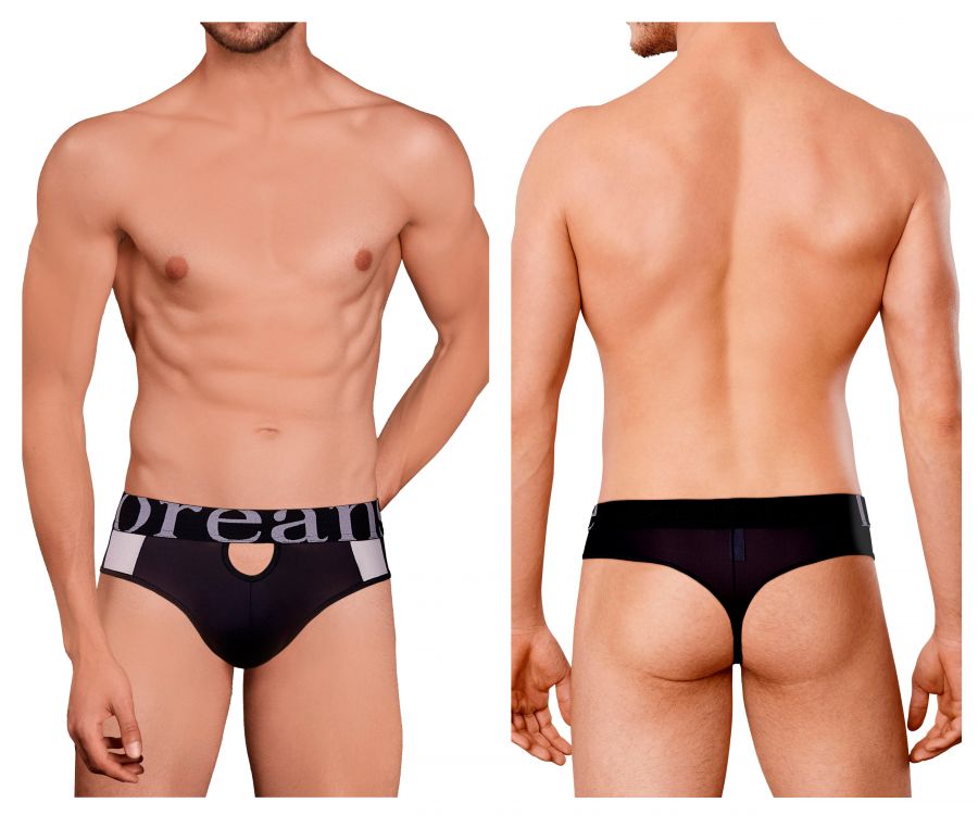 Doreanse 1224-BLK Window Thongs Color Black - DealByEthan.gay loves Doreanse
