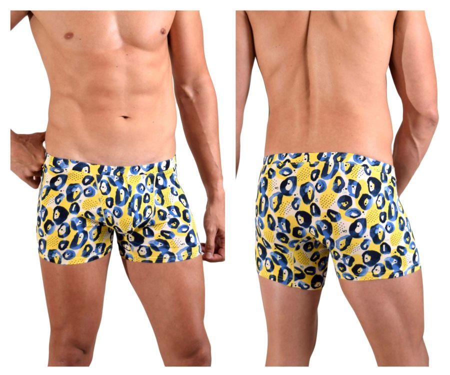 Doreanse 1799-PRN Leopard Art Boxer Briefs Color Printed - DealByEthan.gay loves Doreanse
