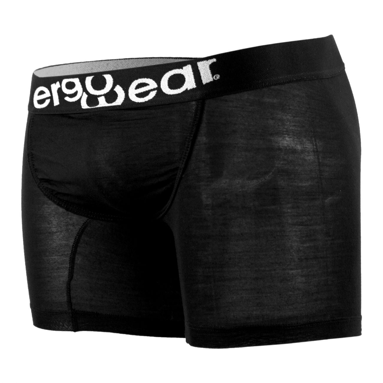 ErgoWear EW0711 FEEL Modal Long Boxer Briefs Color Black - DealByEthan.gay loves ErgoWear