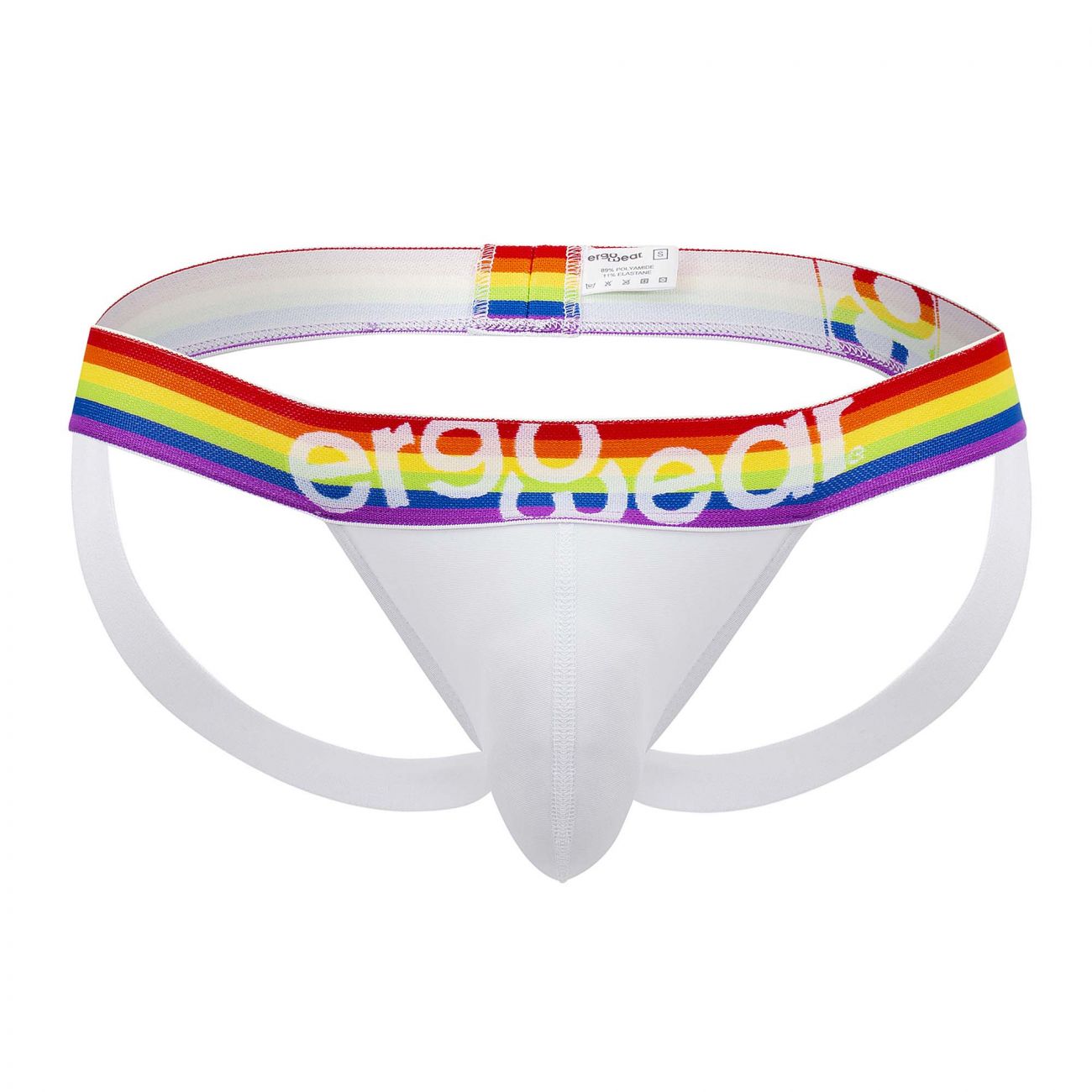 ErgoWear EW1113 MAX XV PRIDE Jockstrap Color White - DealByEthan.gay loves ErgoWear