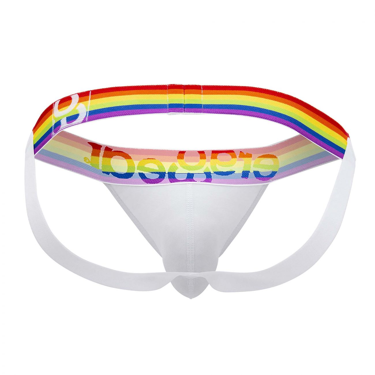 ErgoWear EW1113 MAX XV PRIDE Jockstrap Color White - DealByEthan.gay loves ErgoWear