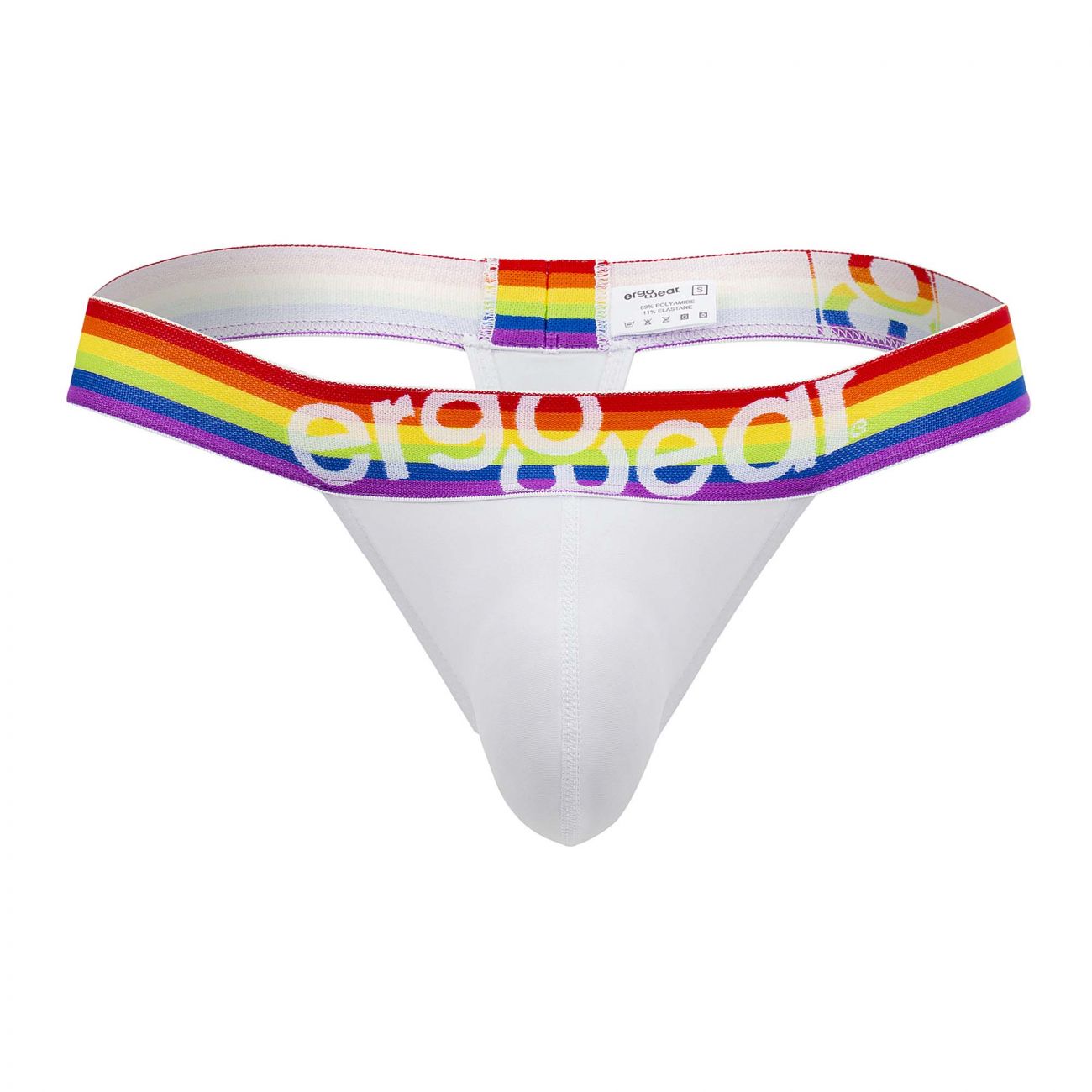 ErgoWear EW1114 MAX XV PRIDE Thongs Color White - DealByEthan.gay loves ErgoWear