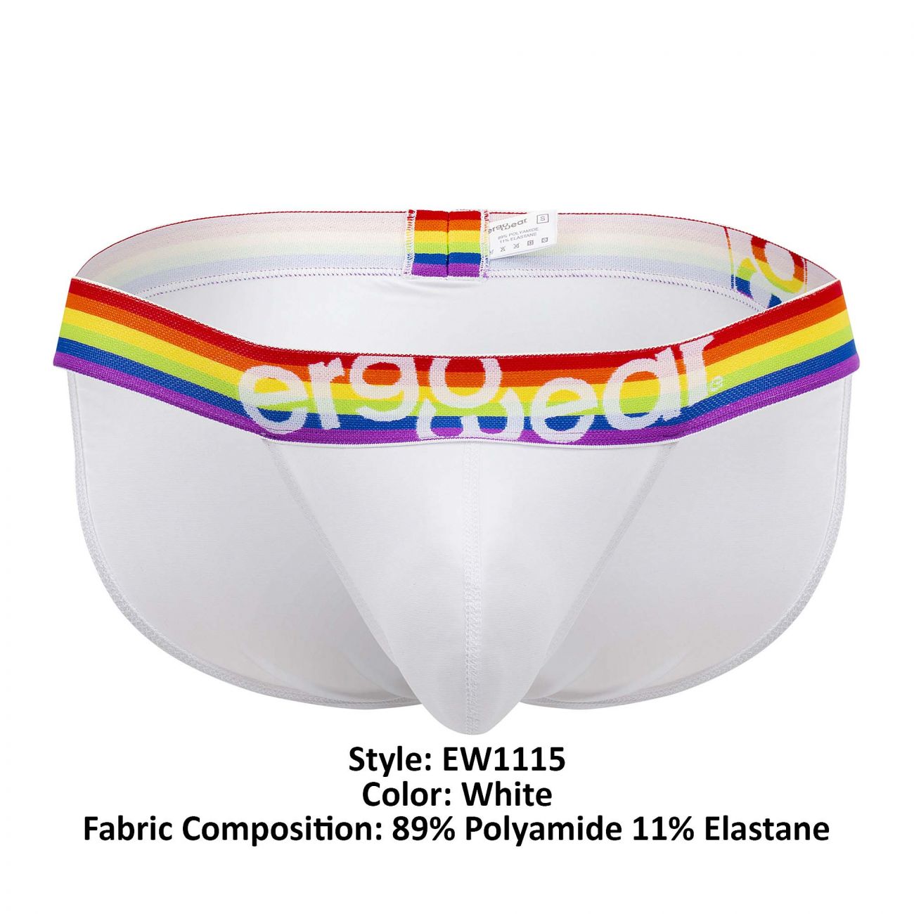 ErgoWear EW1115 MAX XV PRIDE Bikini Color White - DealByEthan.gay loves ErgoWear