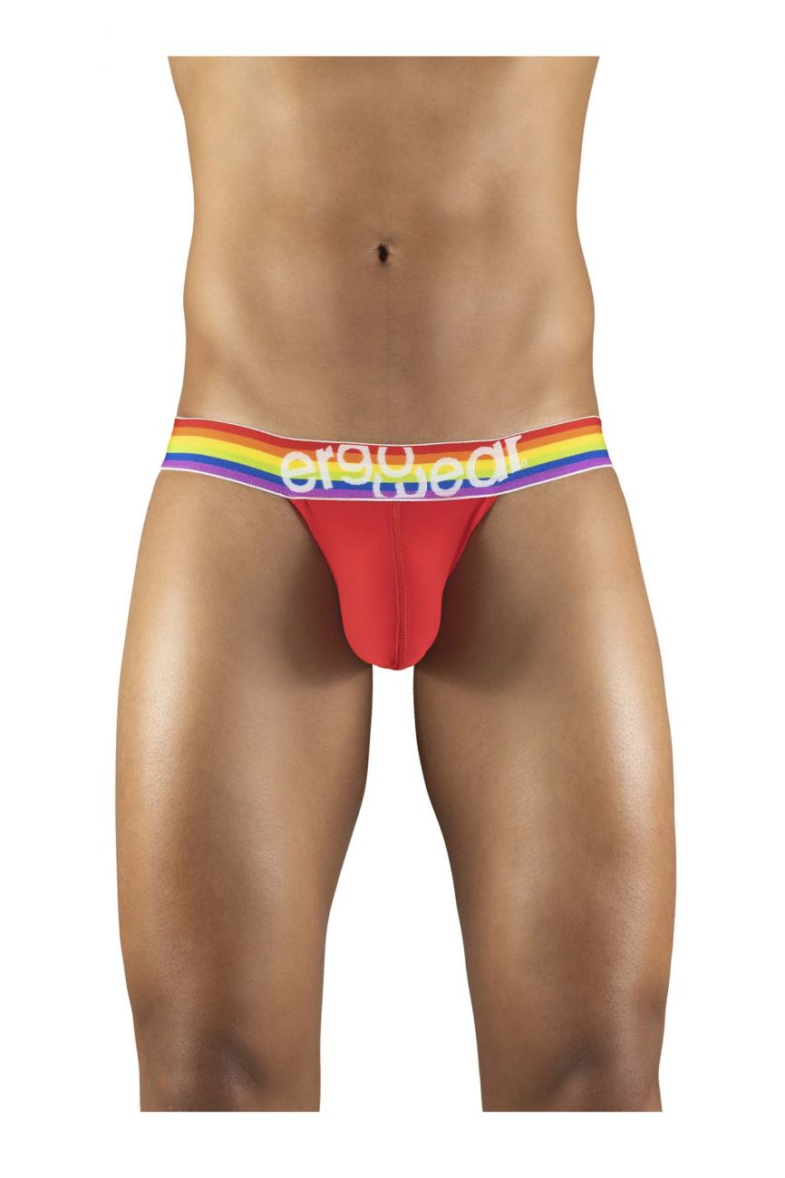 ErgoWear EW1118 MAX XV PRIDE Jockstrap Color Red - DealByEthan.gay loves ErgoWear