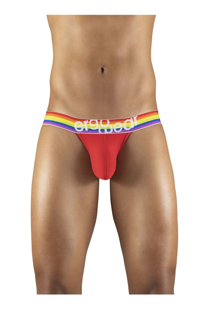 ErgoWear EW1119 MAX XV PRIDE Thongs Color Red - DealByEthan.gay loves ErgoWear