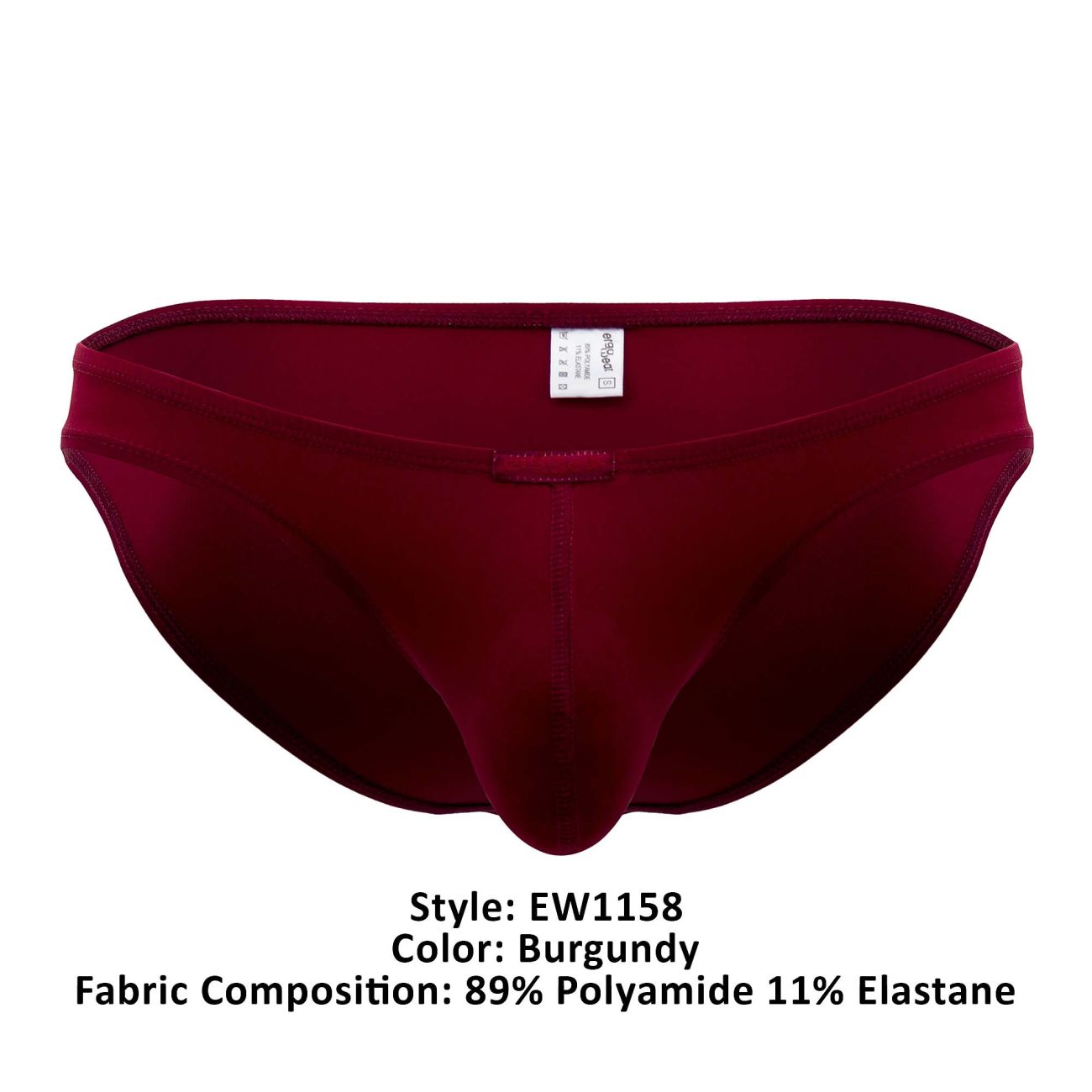ErgoWear EW1158 X4D Bikini Color Burgundy - DealByEthan.gay loves ErgoWear