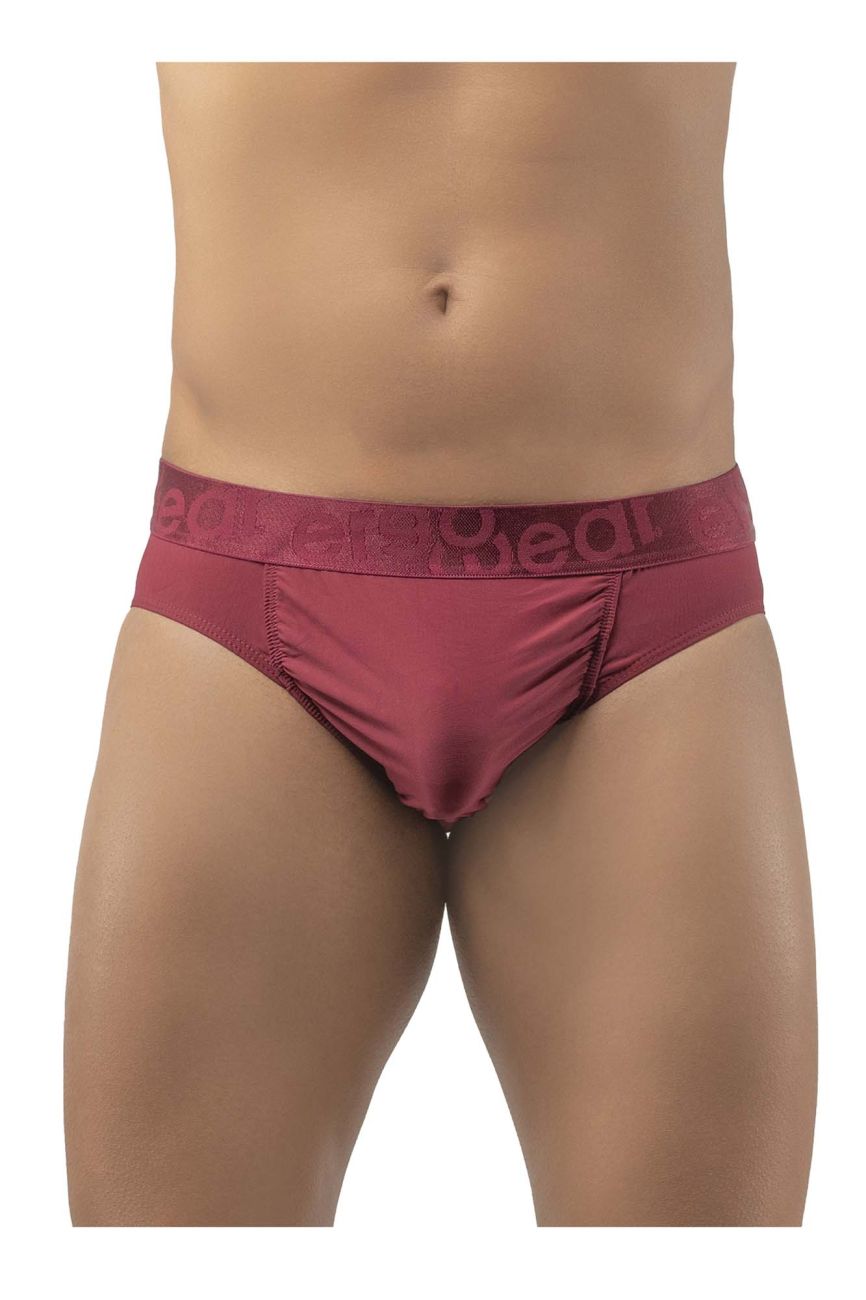 ErgoWear EW1196 FEEL XV Briefs Color Burgundy - DealByEthan.gay loves ErgoWear