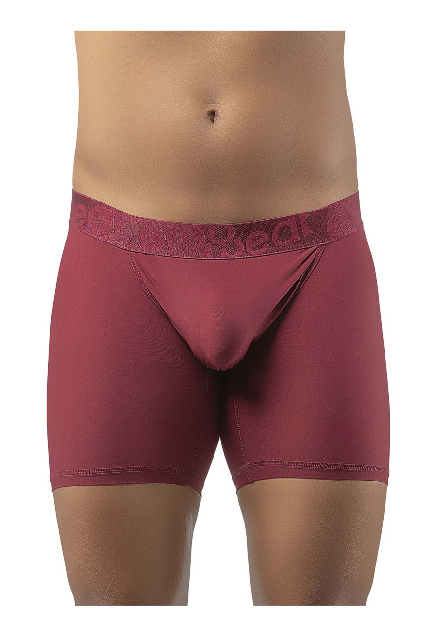 ErgoWear EW1198 FEEL XV Boxer Briefs Color Burgundy - DealByEthan.gay loves ErgoWear