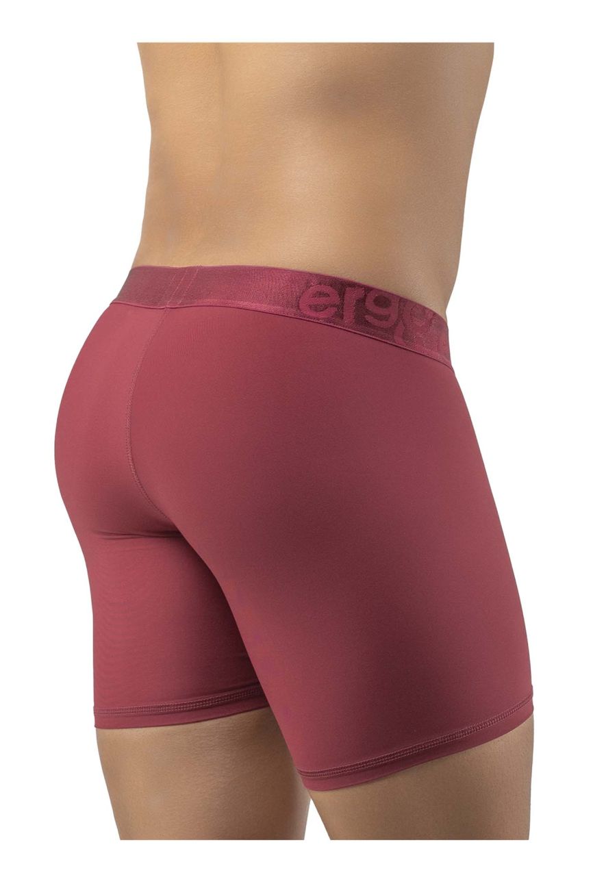ErgoWear EW1198 FEEL XV Boxer Briefs Color Burgundy - DealByEthan.gay loves ErgoWear