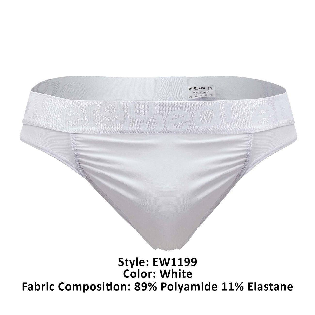 ErgoWear EW1199 FEEL XV Thongs Color White - DealByEthan.gay loves ErgoWear