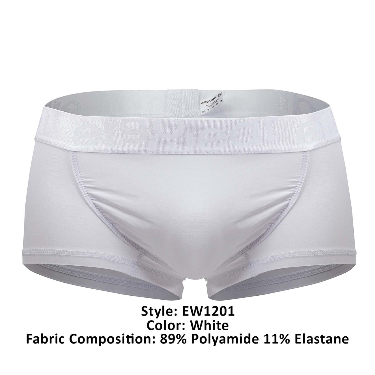 ErgoWear EW1201 FEEL XV Trunks Color White - DealByEthan.gay loves ErgoWear