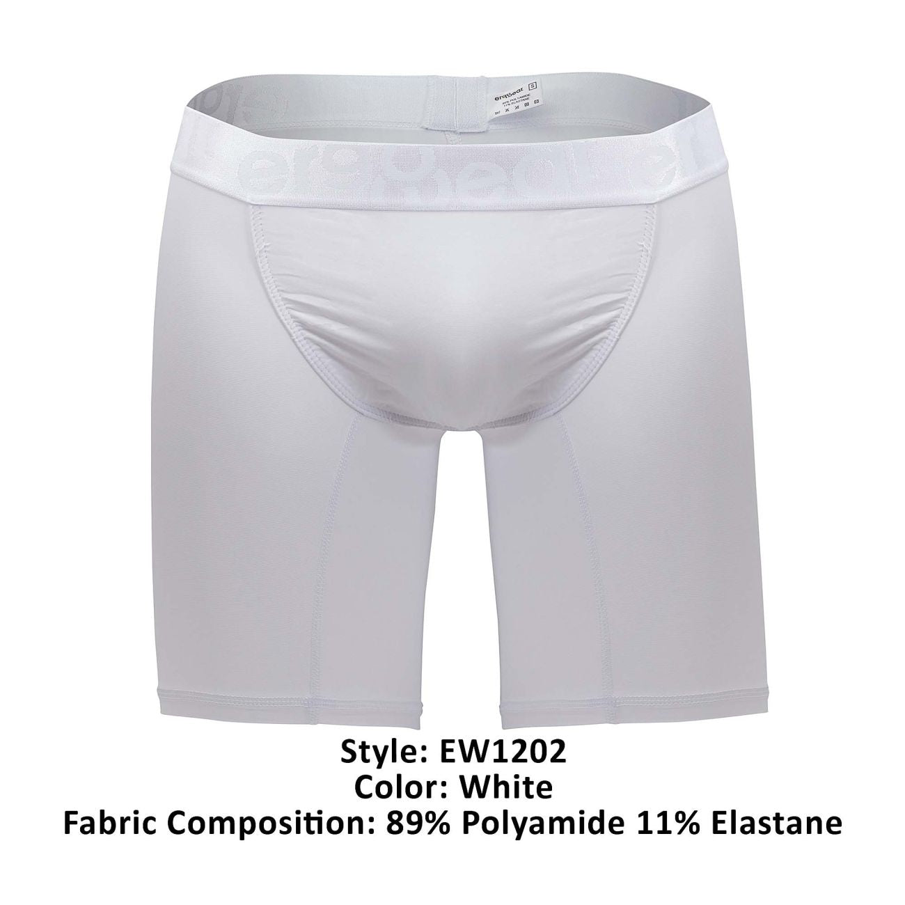 ErgoWear EW1202 FEEL XV Boxer Briefs Color White - DealByEthan.gay loves ErgoWear
