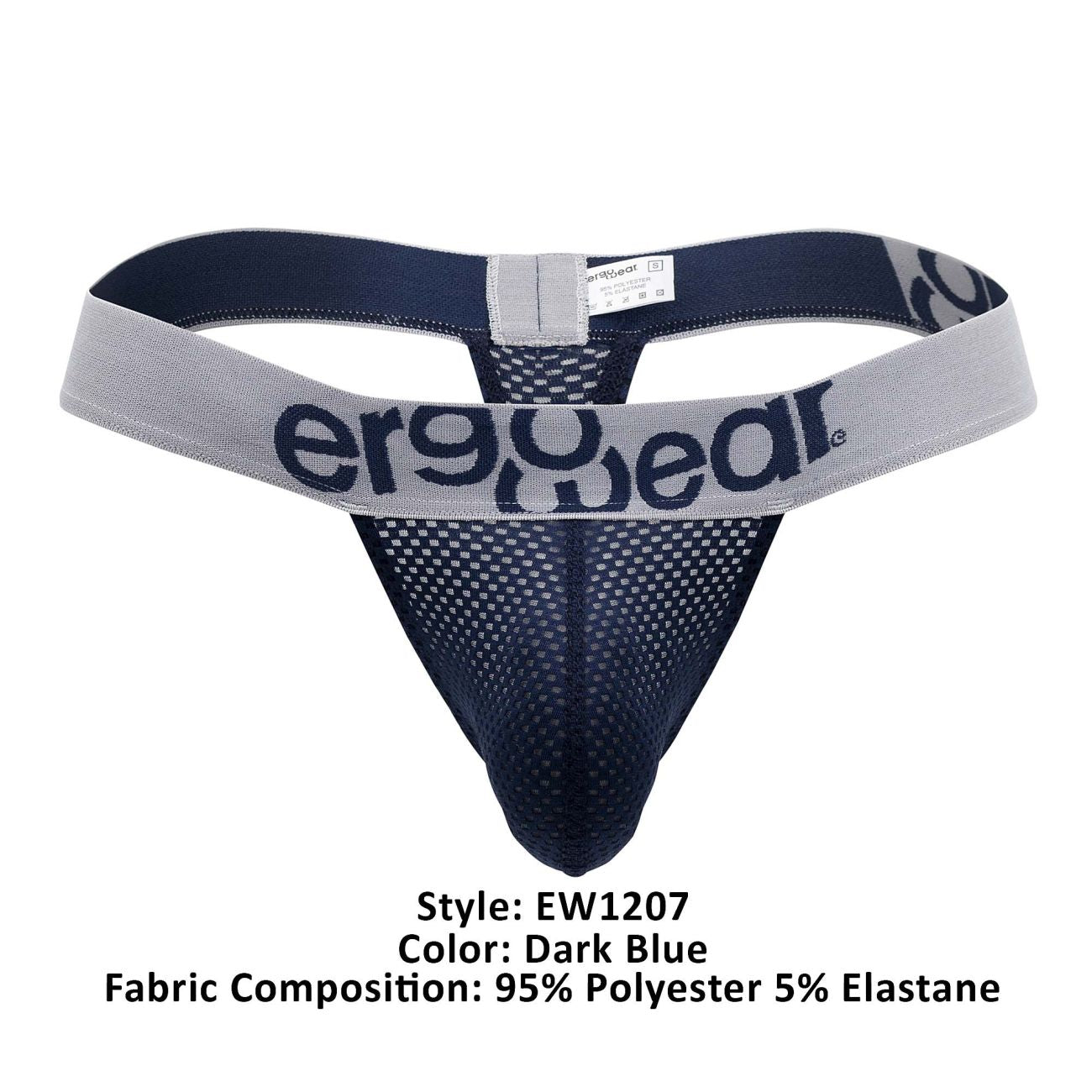 ErgoWear EW1207 MAX MESH Thongs Color Dark Blue - DealByEthan.gay loves ErgoWear