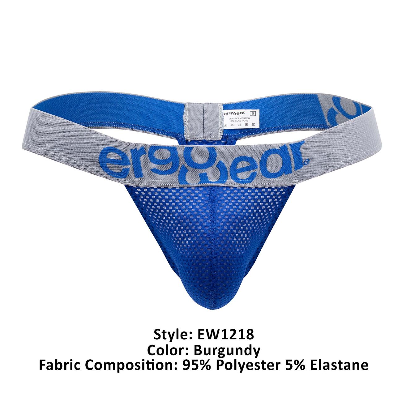 ErgoWear EW1211 MAX MESH Thongs Color Cobalt Blue - DealByEthan.gay loves ErgoWear