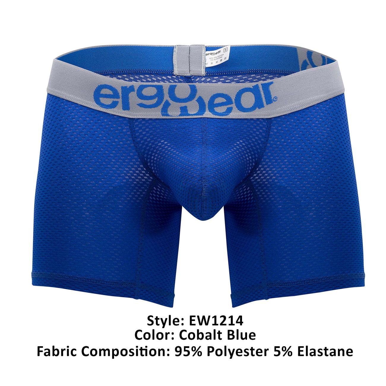 ErgoWear EW1214 MAX MESH Boxer Briefs Color Cobalt Blue - DealByEthan.gay loves ErgoWear