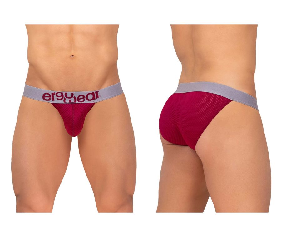 ErgoWear EW1216 MAX Bikini Color Burgundy - DealByEthan.gay loves ErgoWear