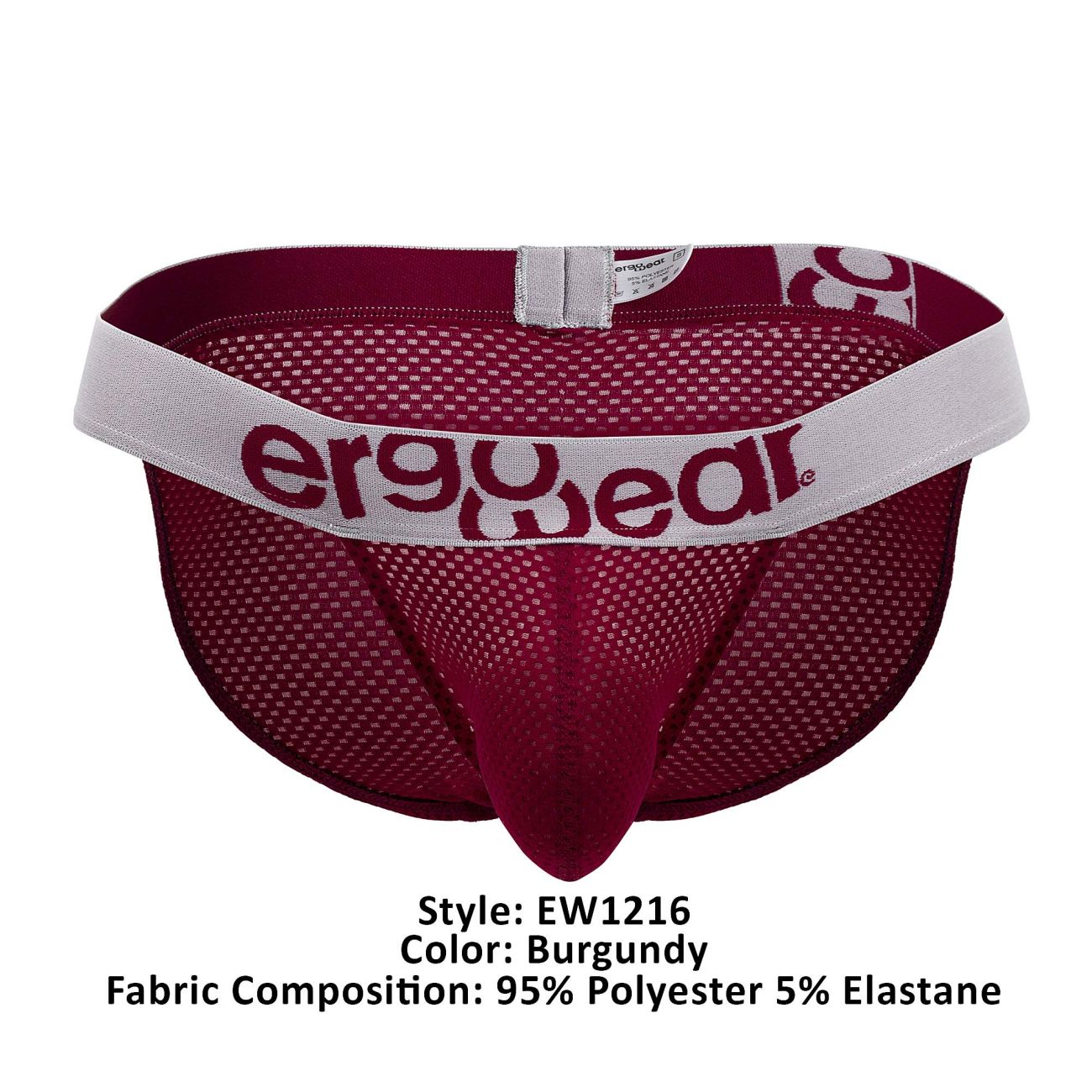 ErgoWear EW1216 MAX Bikini Color Burgundy - DealByEthan.gay loves ErgoWear