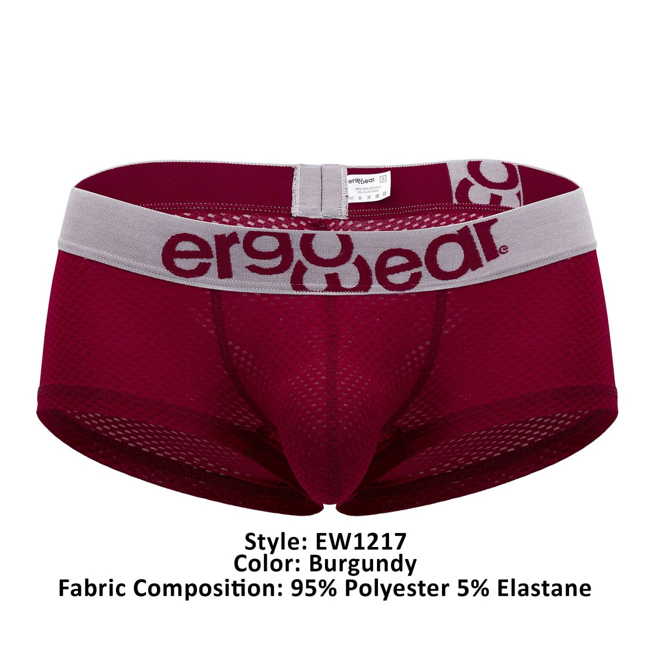 ErgoWear EW1217 MAX Trunks Color Burgundy - DealByEthan.gay loves ErgoWear