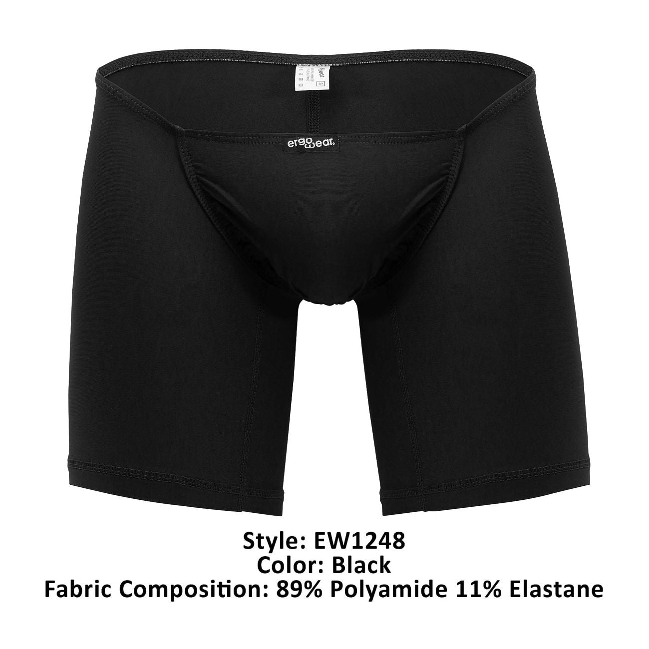 ErgoWear EW1248 FEEL GR8 Boxer Briefs Color Black - DealByEthan.gay loves ErgoWear