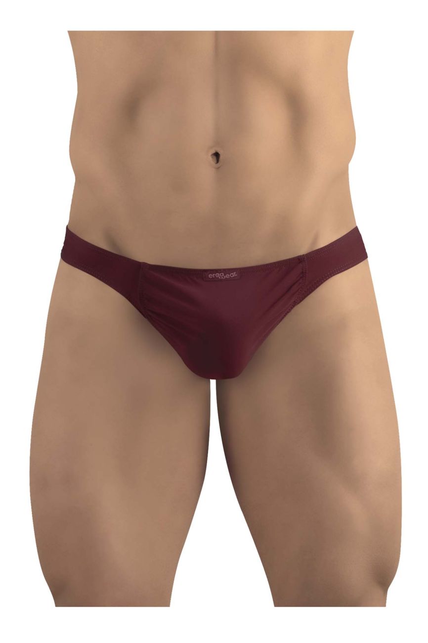 ErgoWear EW1249 FEEL GR8 Thongs Color Burgundy - DealByEthan.gay loves ErgoWear
