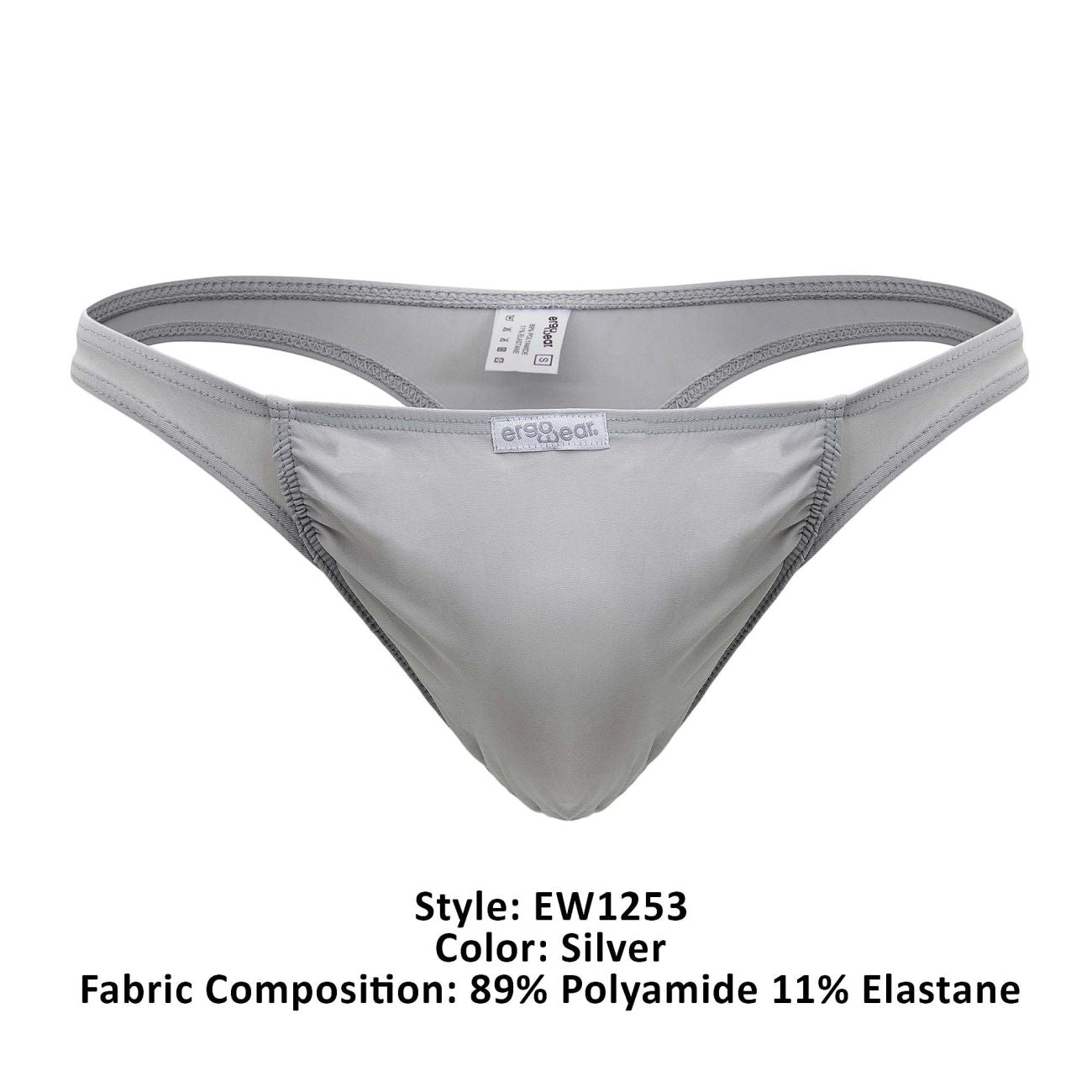 ErgoWear EW1253 FEEL GR8 Thongs Color Silver - DealByEthan.gay loves ErgoWear