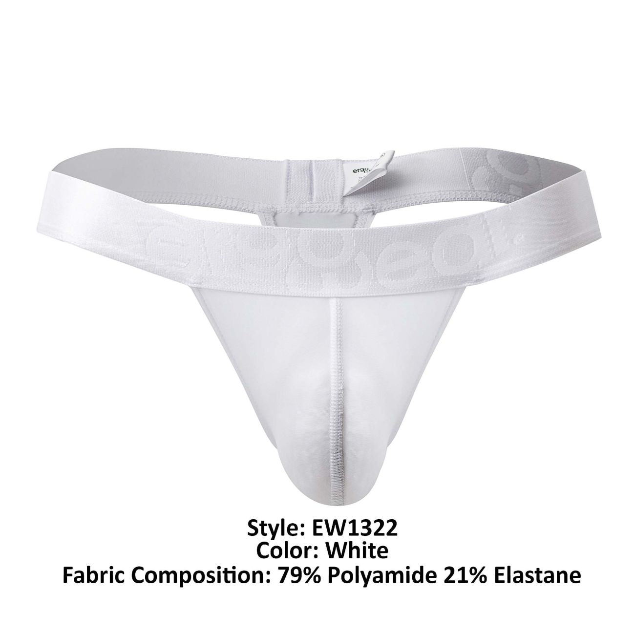 ErgoWear EW1322 MAX XX Thongs Color White - DealByEthan.gay loves ErgoWear