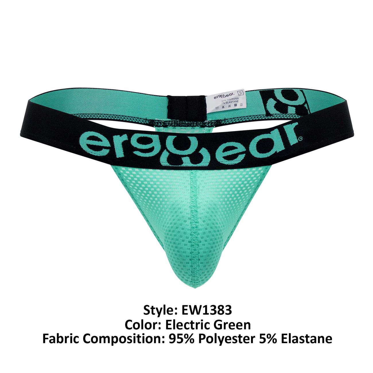 ErgoWear EW1383 MAX Thongs Color Electric Green - DealByEthan.gay loves ErgoWear