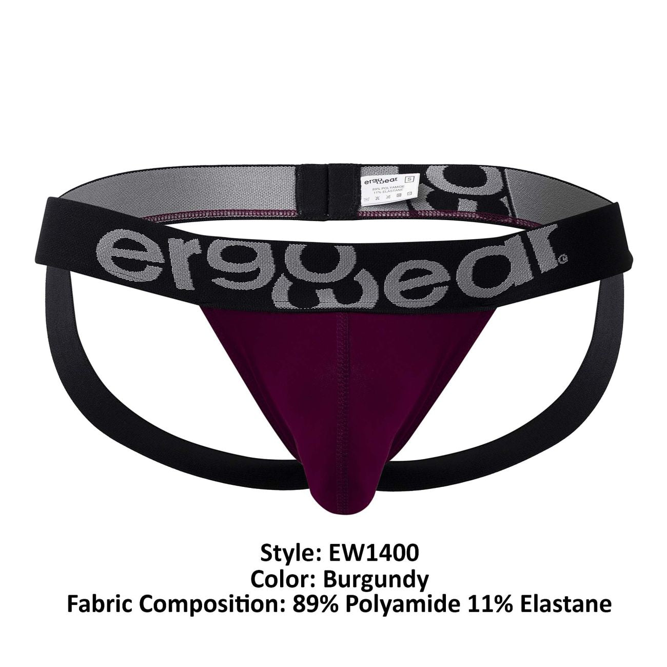 ErgoWear EW1400 GYM Jockstrap Color Burgundy - DealByEthan.gay loves ErgoWear