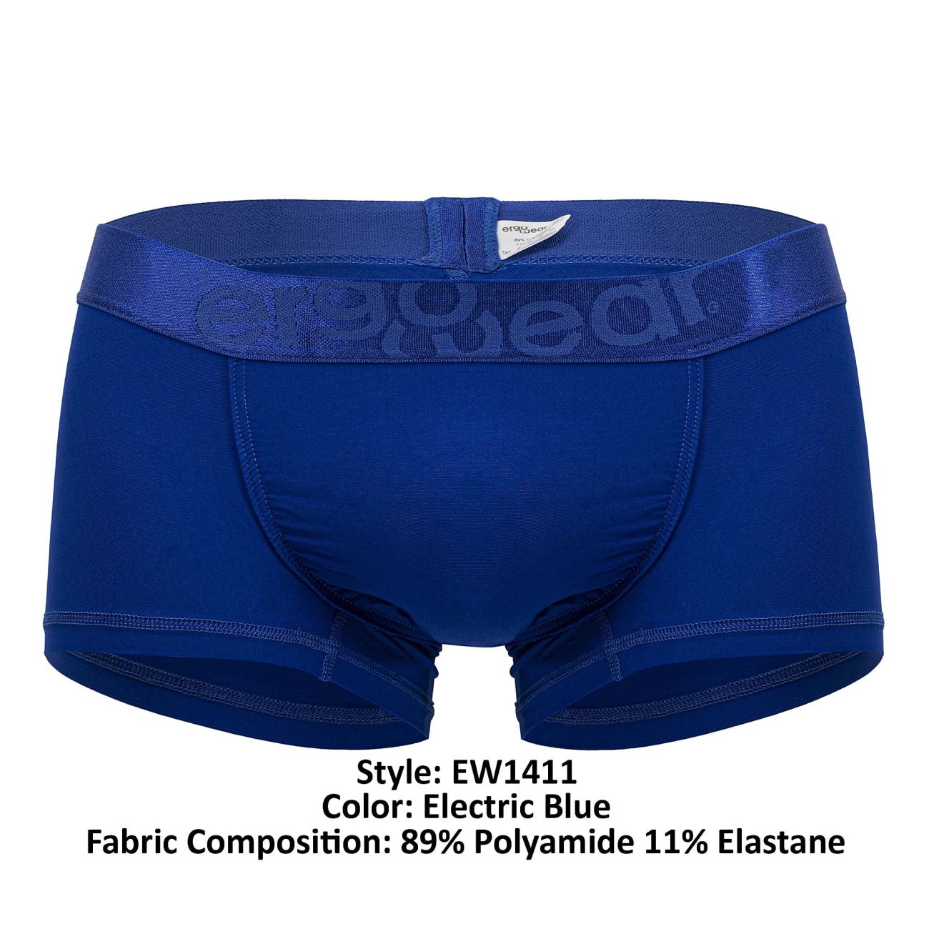 ErgoWear EW1411 FEEL XX Trunks Color Electric Blue - DealByEthan.gay loves ErgoWear