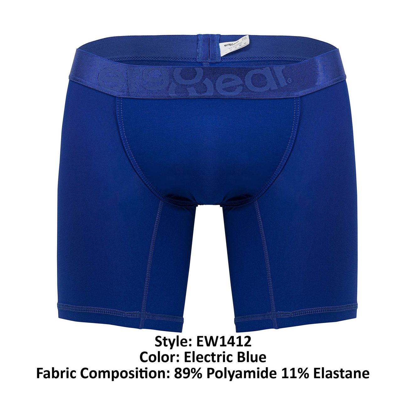 ErgoWear EW1412 FEEL XX Boxer Briefs Color Electric Blue - DealByEthan.gay loves ErgoWear
