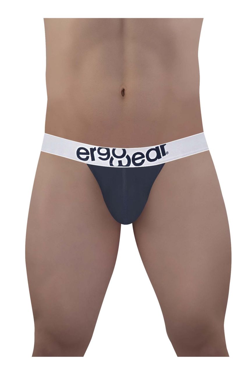 ErgoWear EW1470 MAX COTTON Thongs Color Navy Blue - DealByEthan.gay loves ErgoWear