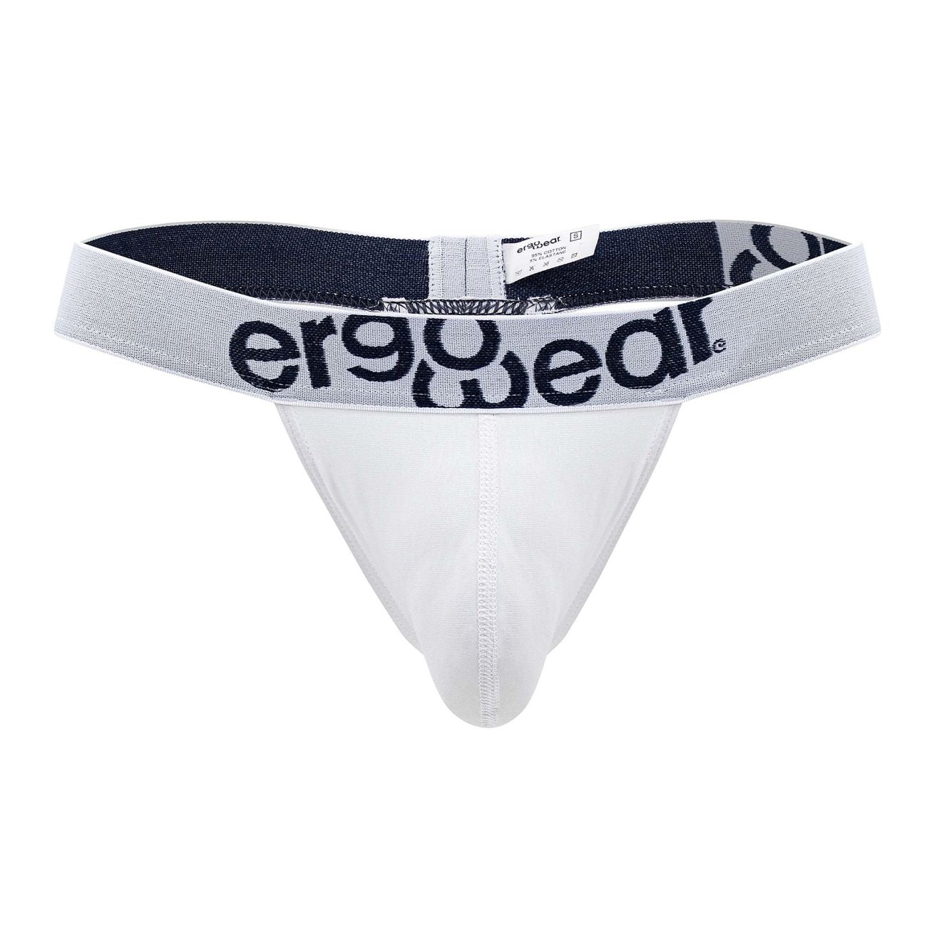 ErgoWear EW1474 MAX COTTON Thongs Color White - DealByEthan.gay loves ErgoWear