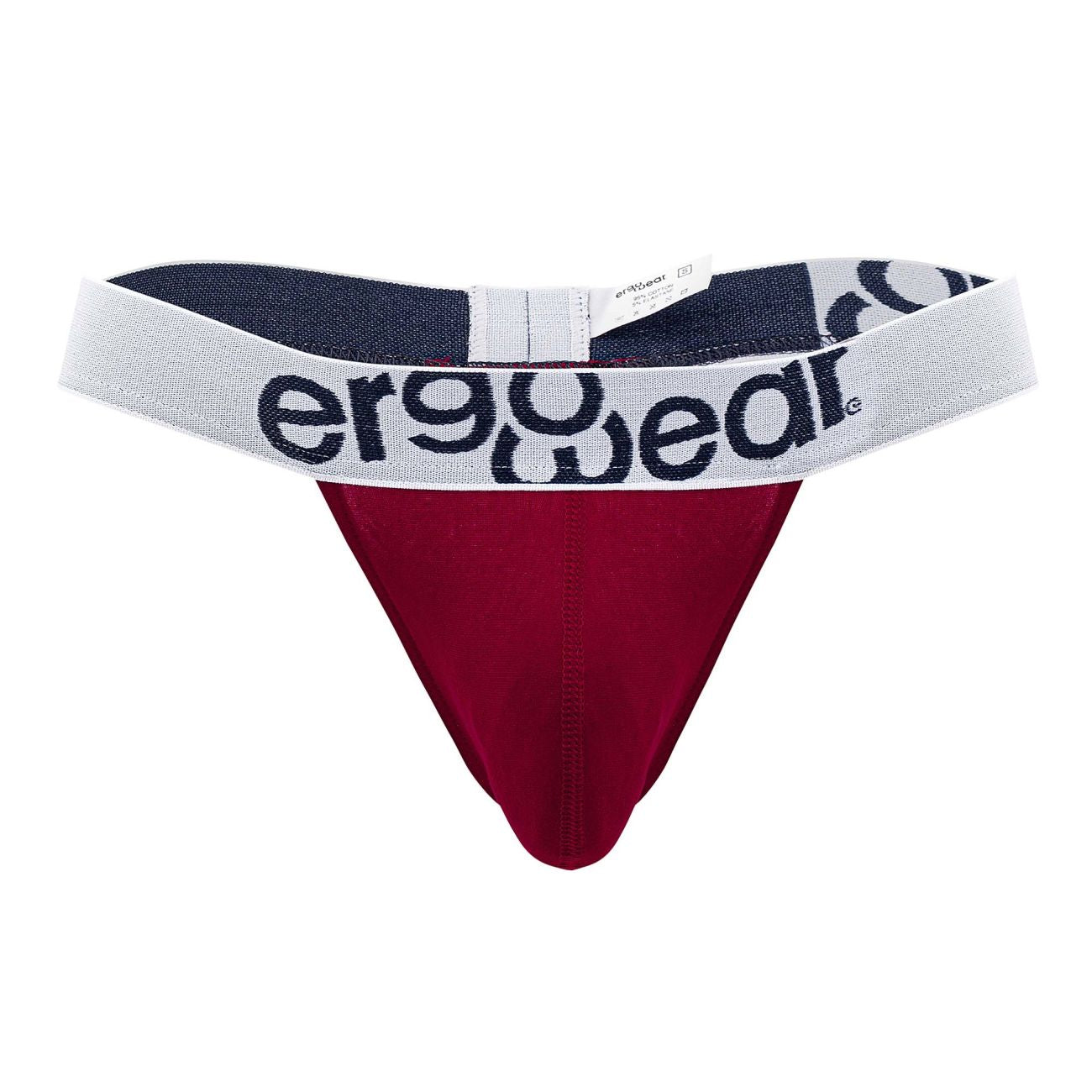 ErgoWear EW1478 MAX COTTON Thongs Color Garnet - DealByEthan.gay loves ErgoWear
