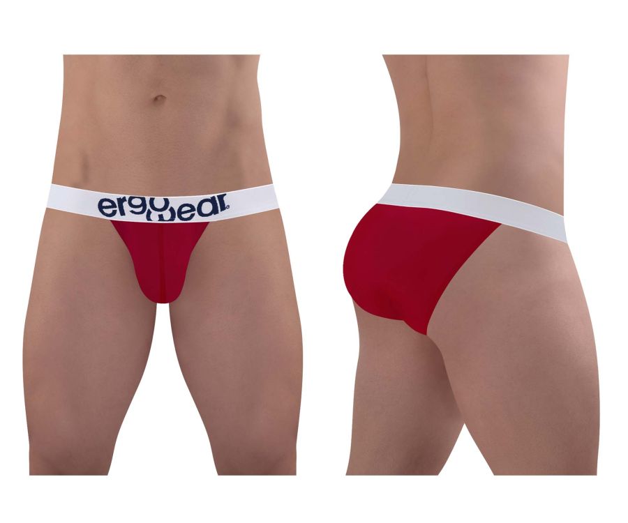ErgoWear EW1479 MAX COTTON Bikini Color Garnet - DealByEthan.gay loves ErgoWear