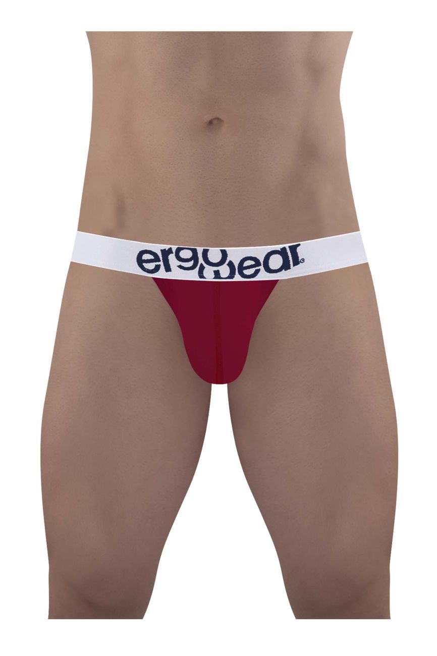 ErgoWear EW1479 MAX COTTON Bikini Color Garnet - DealByEthan.gay loves ErgoWear