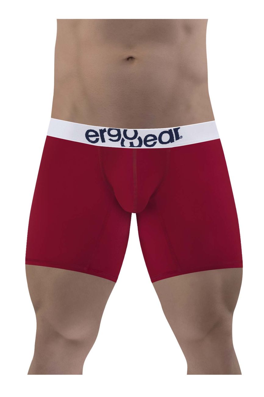 ErgoWear EW1481 MAX COTTON Boxer Briefs Color Garnet - DealByEthan.gay loves ErgoWear