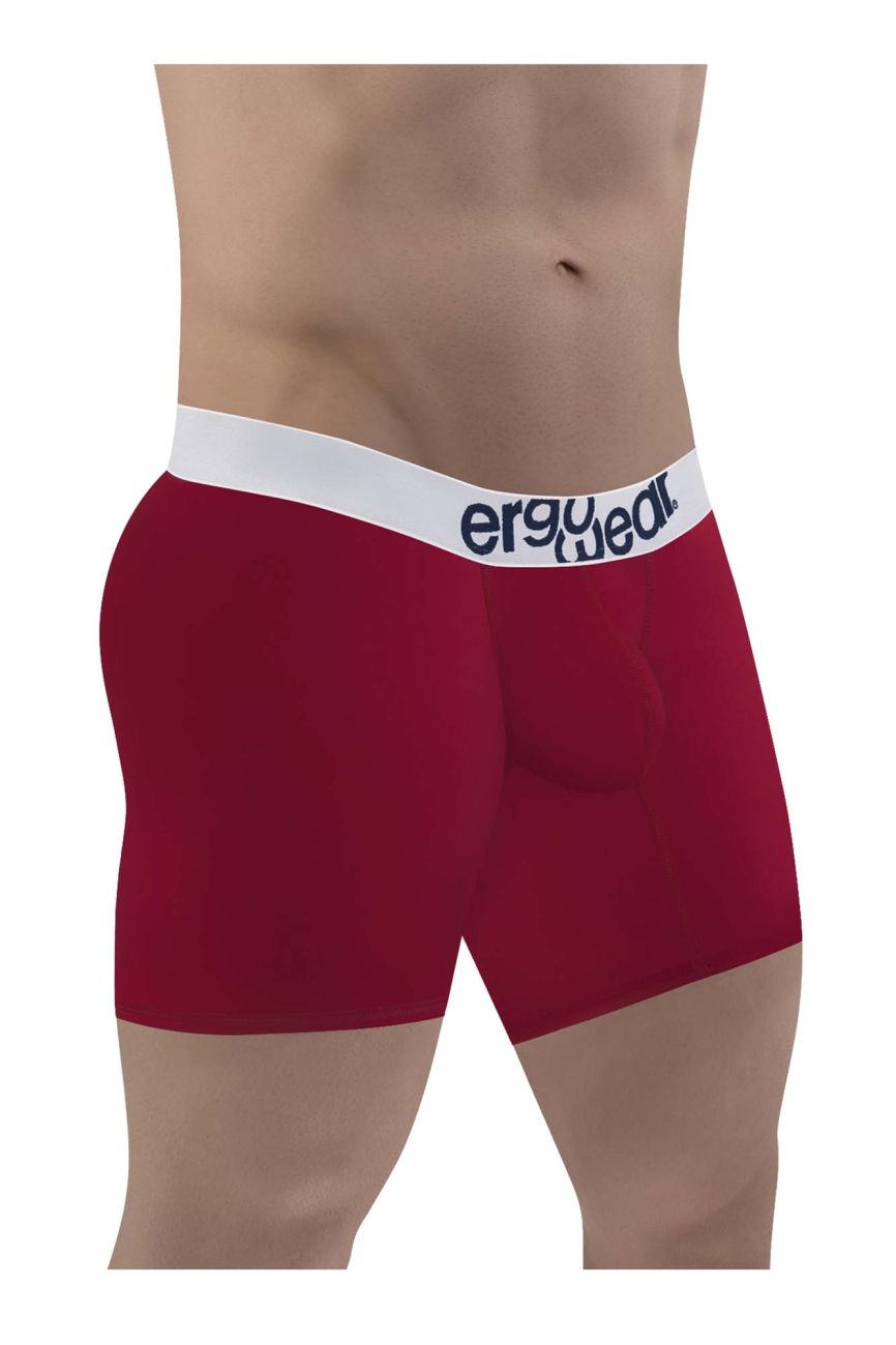 ErgoWear EW1481 MAX COTTON Boxer Briefs Color Garnet - DealByEthan.gay loves ErgoWear