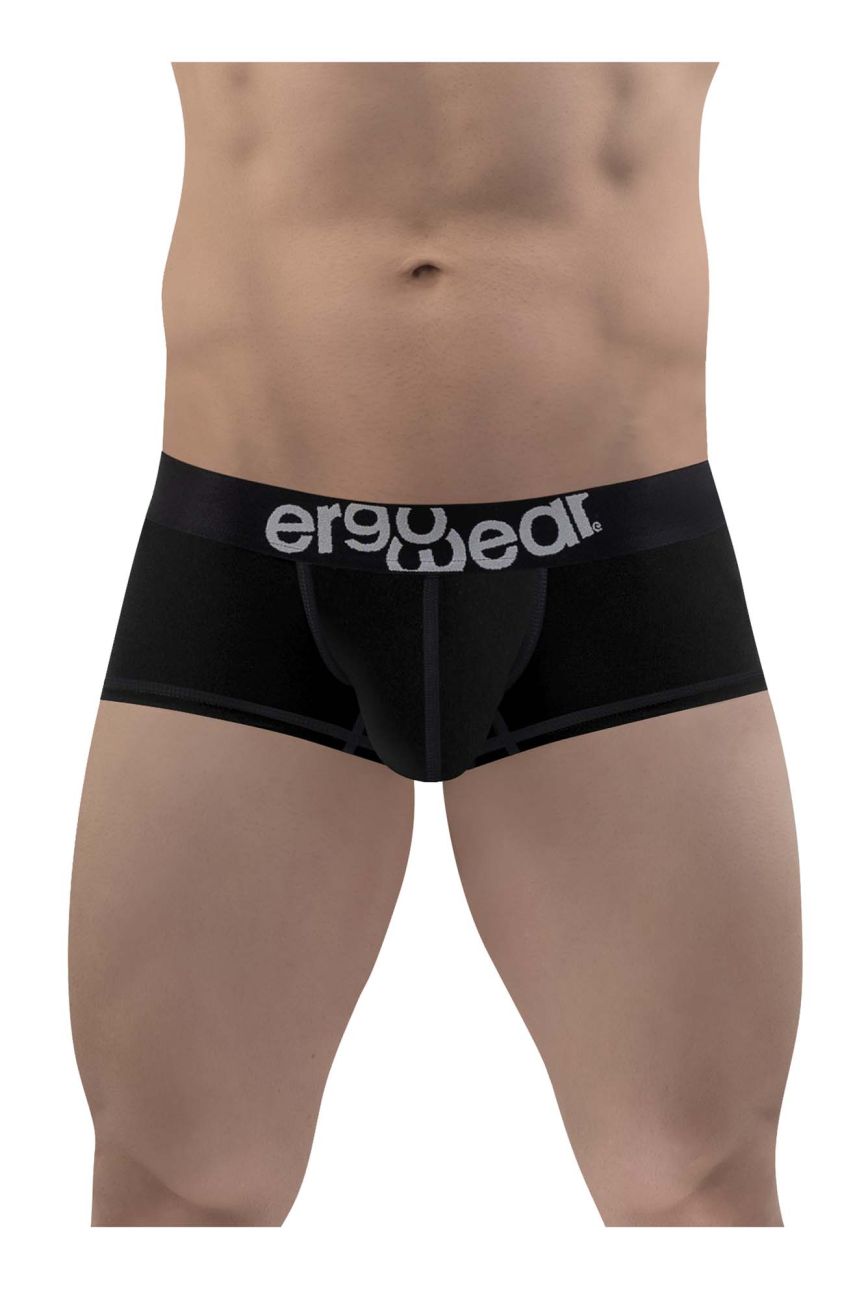 ErgoWear EW1484 MAX COTTON Trunks Color Black - DealByEthan.gay loves ErgoWear