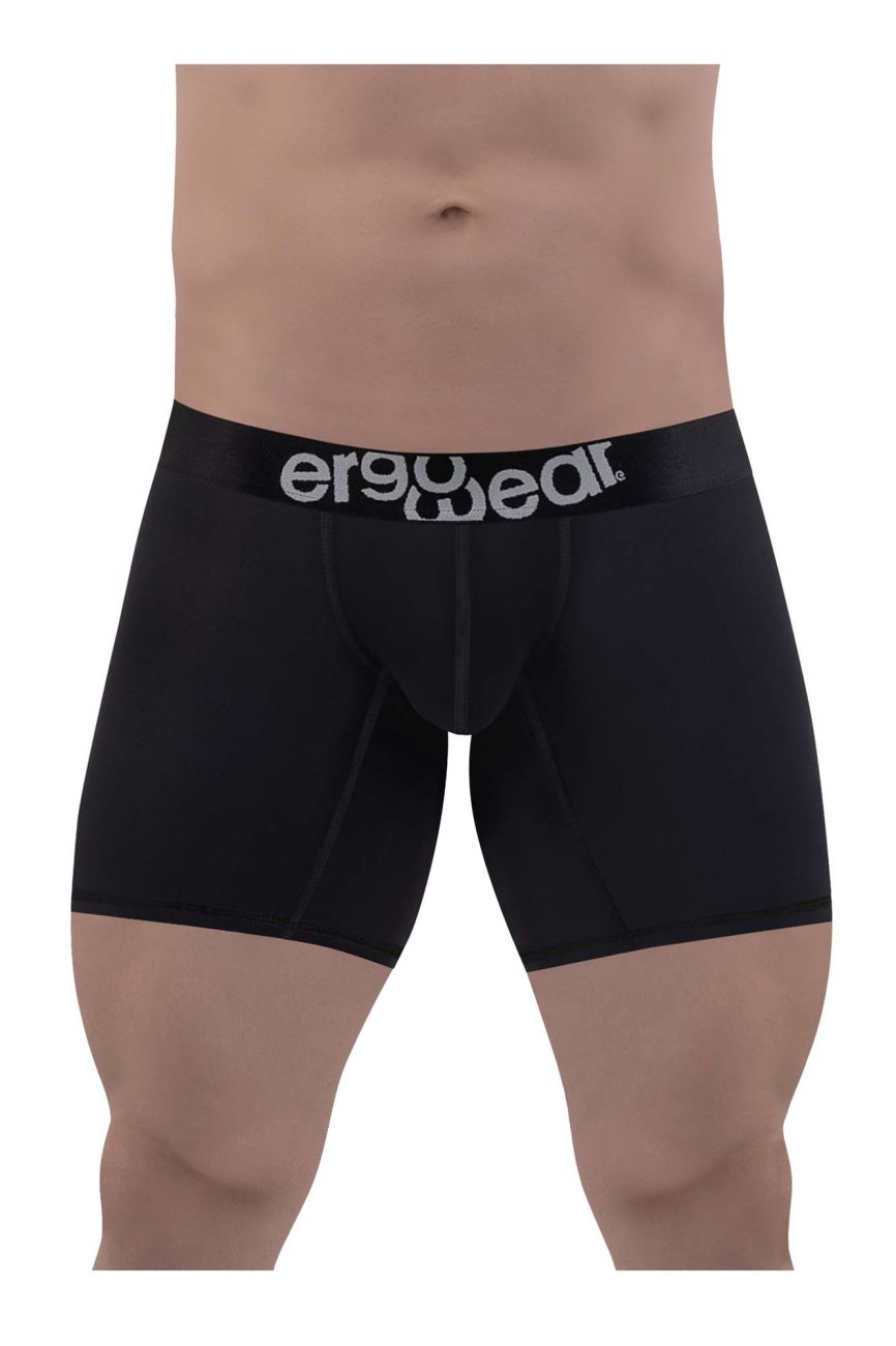 ErgoWear EW1485 MAX COTTON Boxer Briefs Color Black - DealByEthan.gay loves ErgoWear