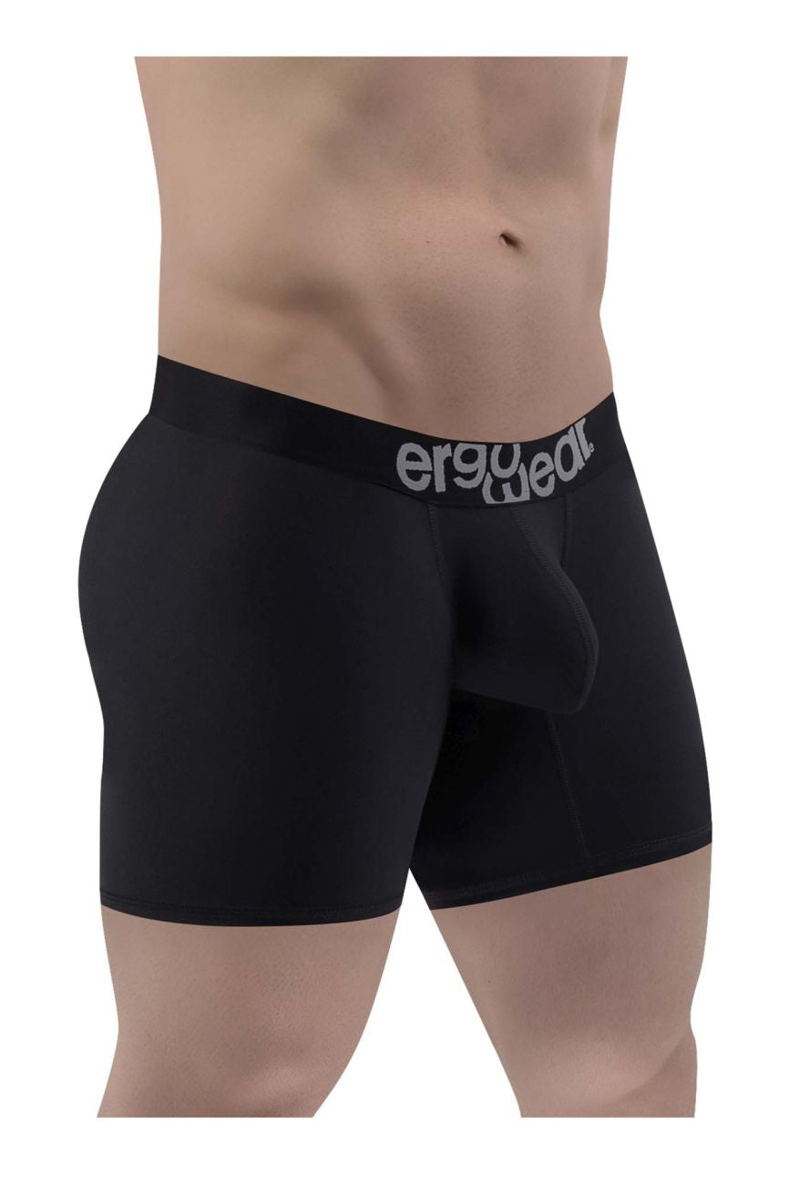 ErgoWear EW1485 MAX COTTON Boxer Briefs Color Black - DealByEthan.gay loves ErgoWear