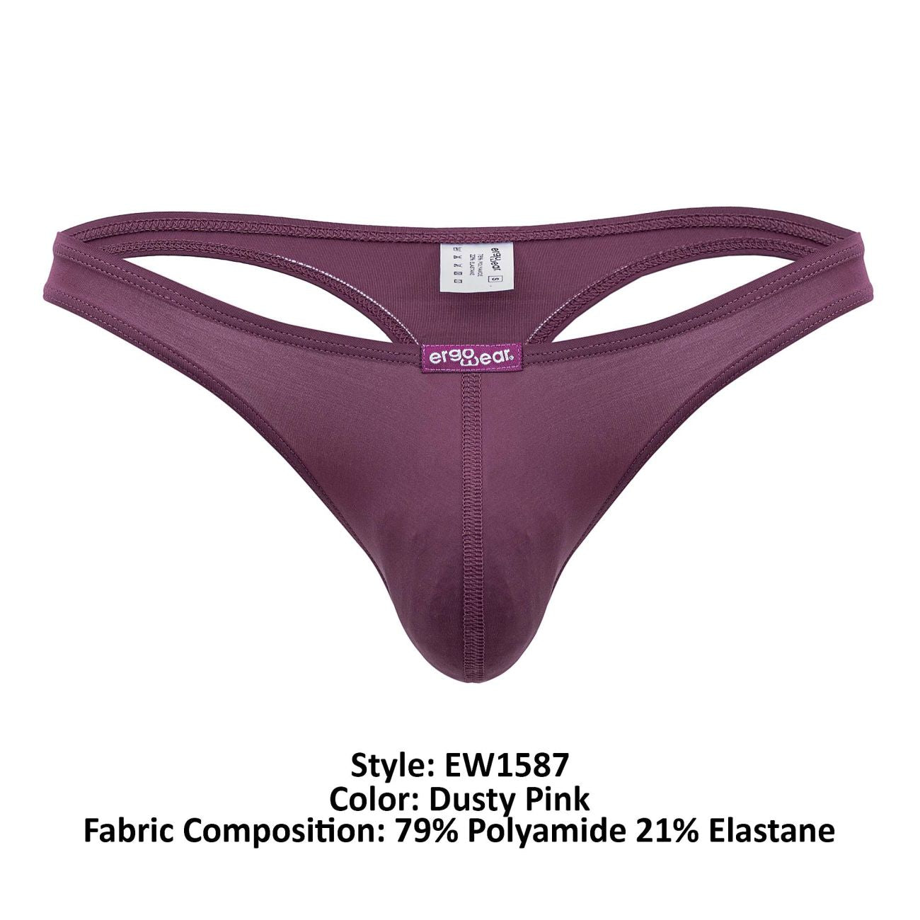 ErgoWear EW1587 X4D Thongs Color Dusty Pink - DealByEthan.gay loves ErgoWear