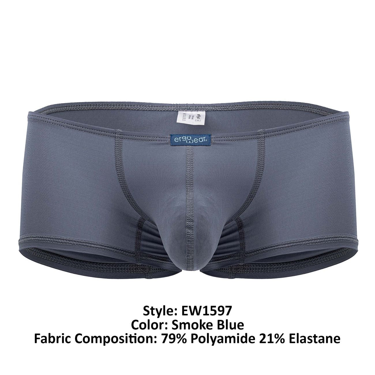 ErgoWear EW1597 X4D Trunks Color Smoke Blue - DealByEthan.gay loves ErgoWear