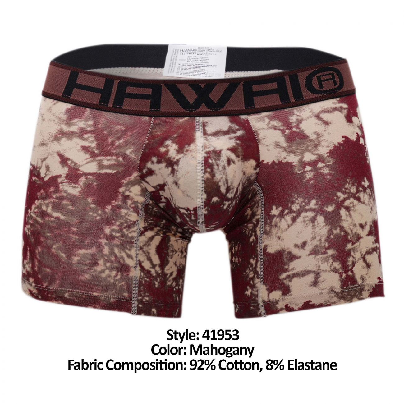 HAWAI 41953 Boxer Briefs Color Mahogany - DealByEthan.gay loves HAWAI