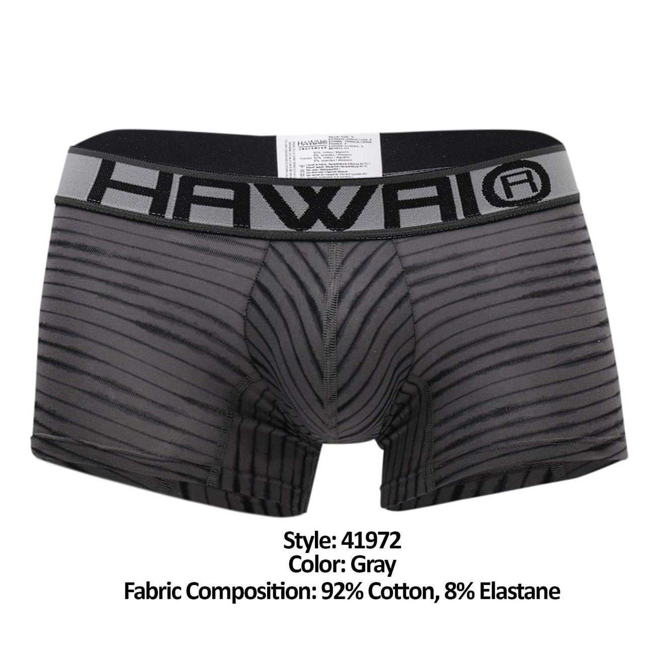 HAWAI 41972 Boxer Briefs Color Gray - DealByEthan.gay loves HAWAI