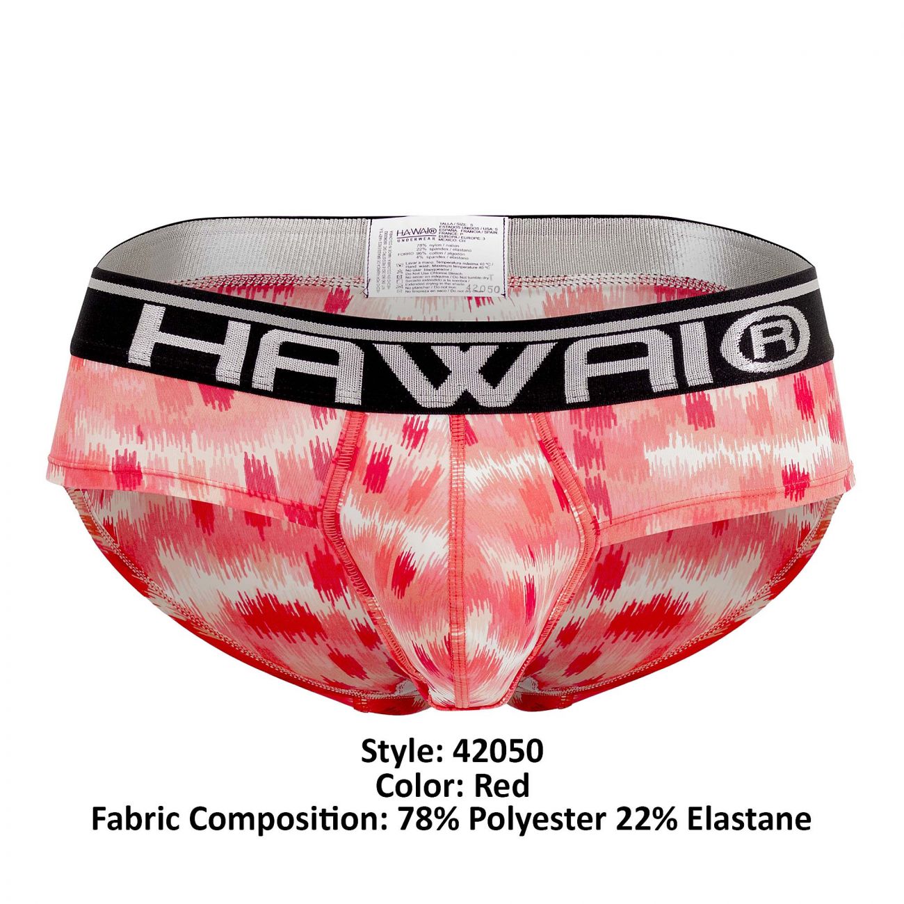 HAWAI 42050 Spots Hip Briefs Color Red - DealByEthan.gay loves HAWAI