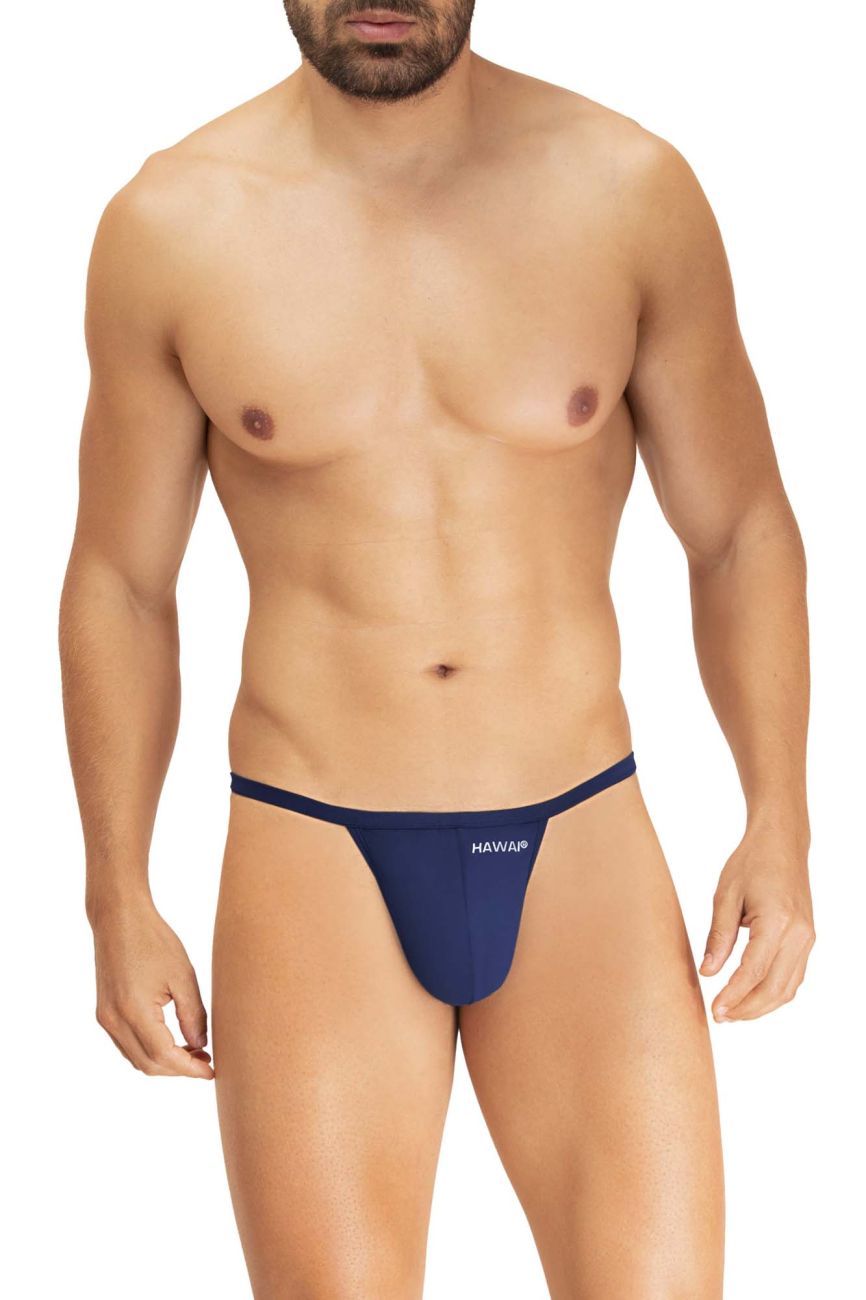 HAWAI 42295 Microfiber G-String Color Dark Blue - DealByEthan.gay loves HAWAI