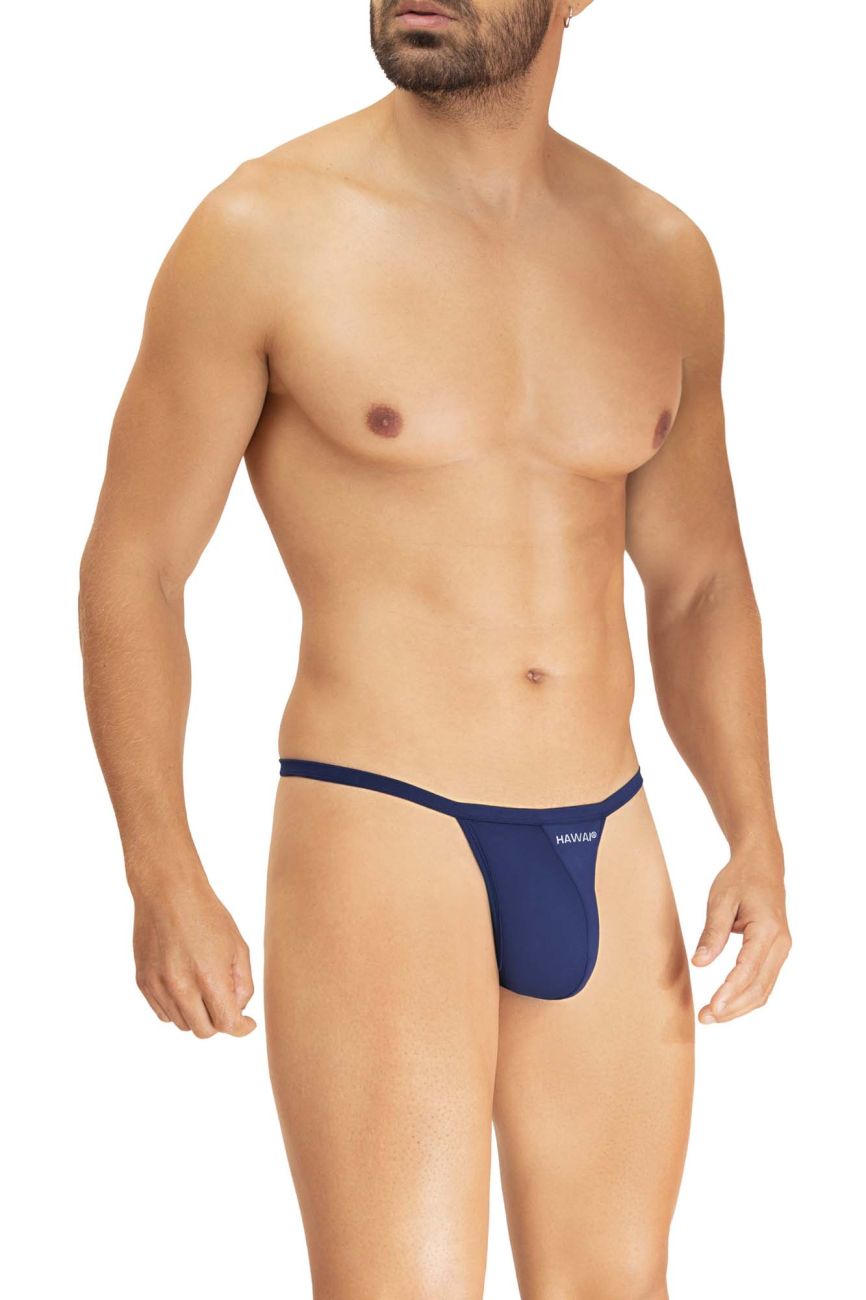 HAWAI 42295 Microfiber G-String Color Dark Blue - DealByEthan.gay loves HAWAI